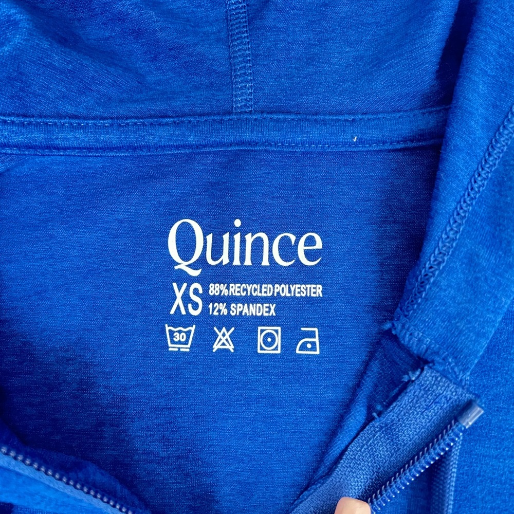 Quince Blue Zip Up